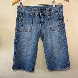 Boom boom jeans bermudas jean shorts size 5